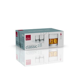 Set 6 Vasos Rona Corto Para Whiskey