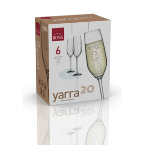 Set 6 Copas Rona Champagne Yarra